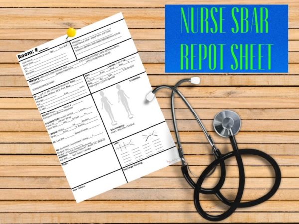 Nursing Sbar Bedside Report Sheet Simplified By Print - vrogue.co